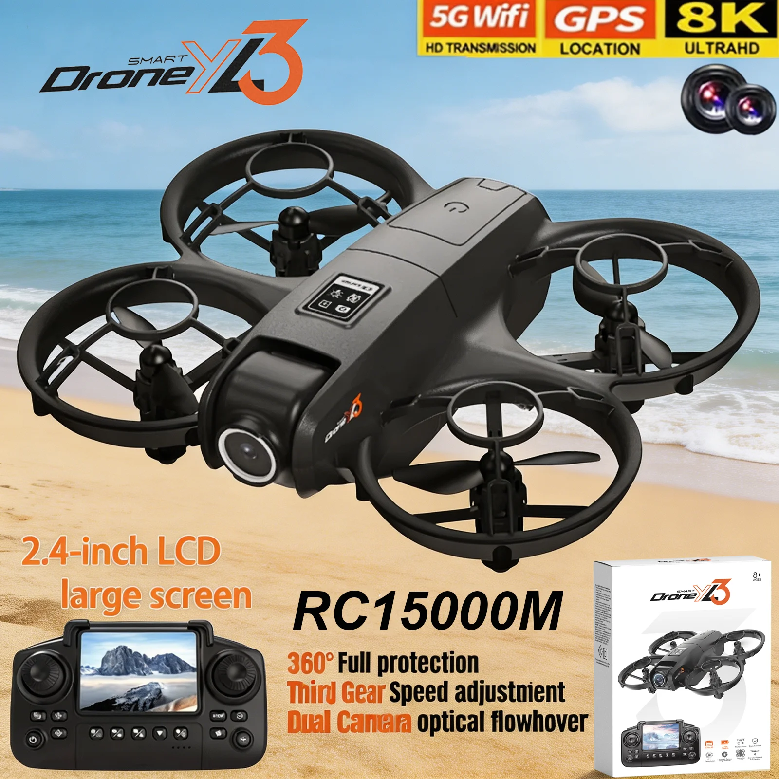 Drone Camera Night Vision - Nuovo Drone RC YL3 con Doppia