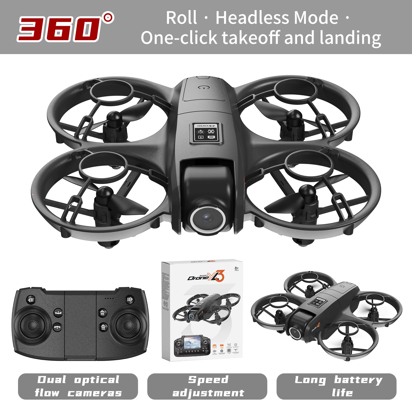 Nuovo Drone RC YL3 con Doppia  - Drone Camera Night Vision recensione e prezzo